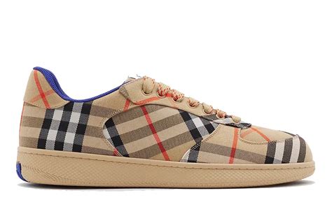 burberry ritson check kalfsleer sneakers sale heren antraciet|Check Terrace Sneakers in Lichen .